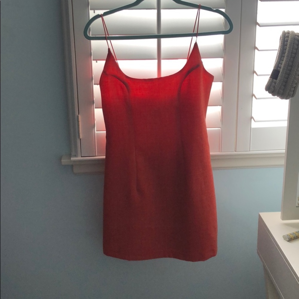 Orange dress